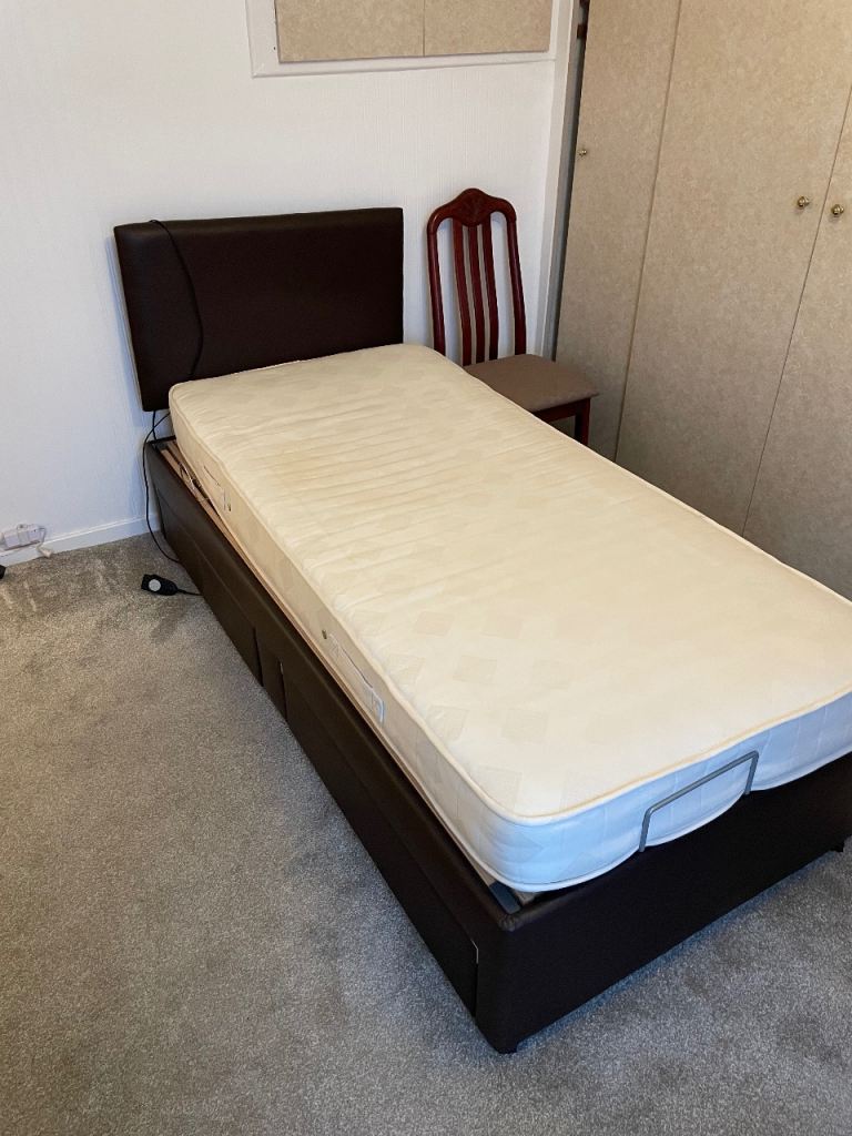 Mobility single bed and mattress 