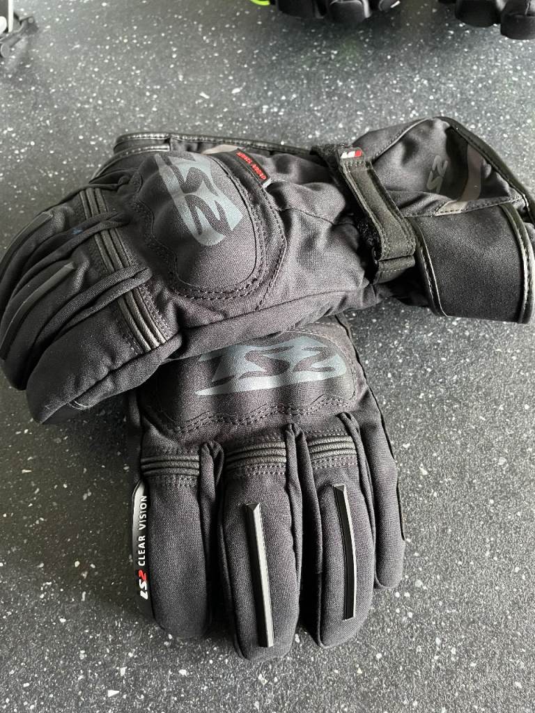 LS2 Snow Motorcycle Gloves – Waterproof, Textile, Sports-Touring – Men & Women