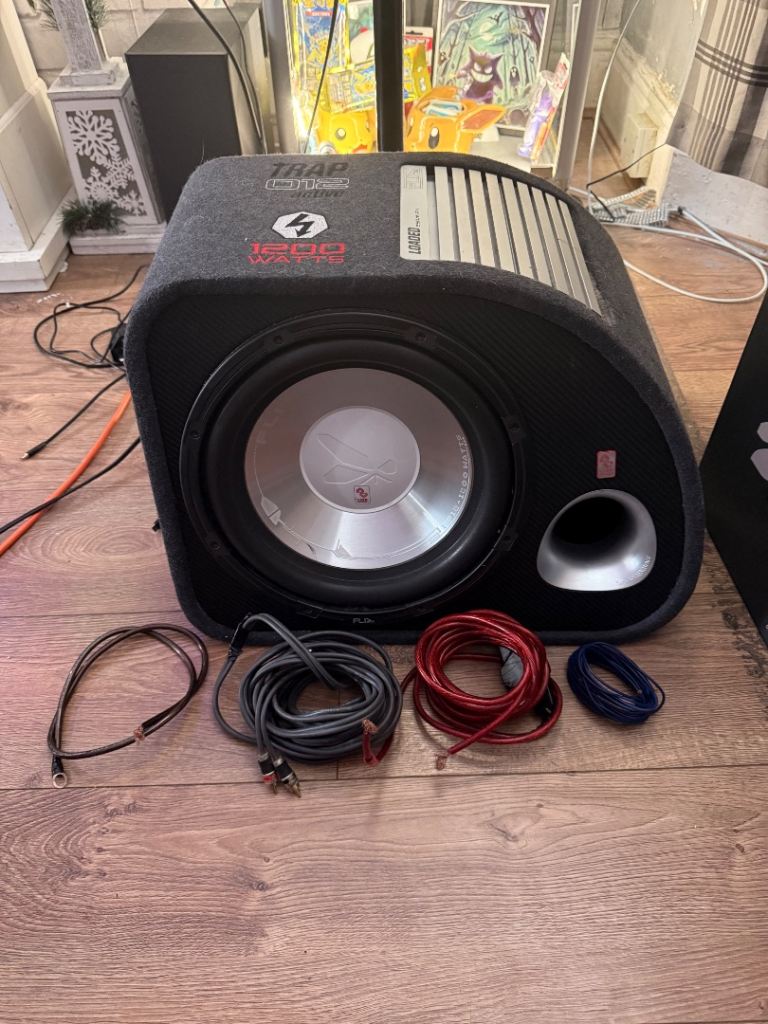 Fli subwoofer 1200watts carbon fibre 