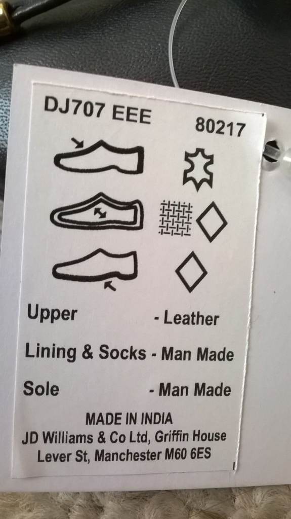 JD WILLIAMS Talia Leather Ballerina Shoes Extra Wide Fit Talia Leather Ballerina NEW RRP £40