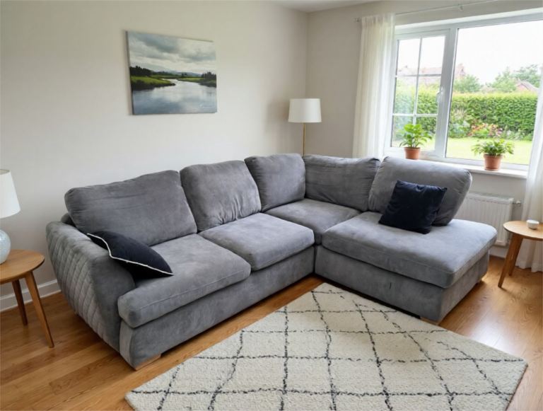 image for Dfs grey corner sofa 