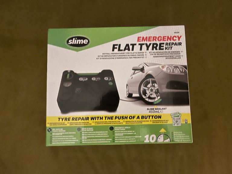 Slime 50129 Flat Tyre Puncture Repair, Emergency Kit