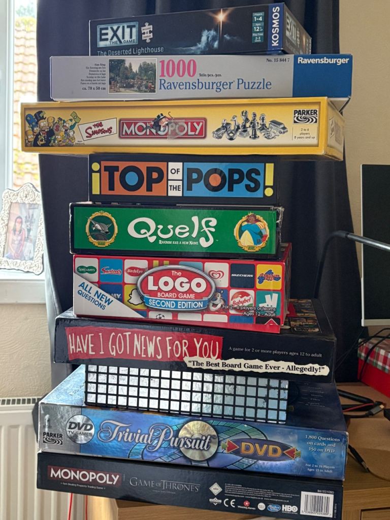Game of thrones monopoly and other games