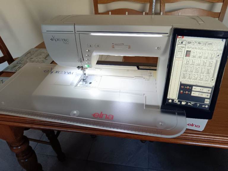 Elna expressive 920 computerized sewing and embroidery machine.