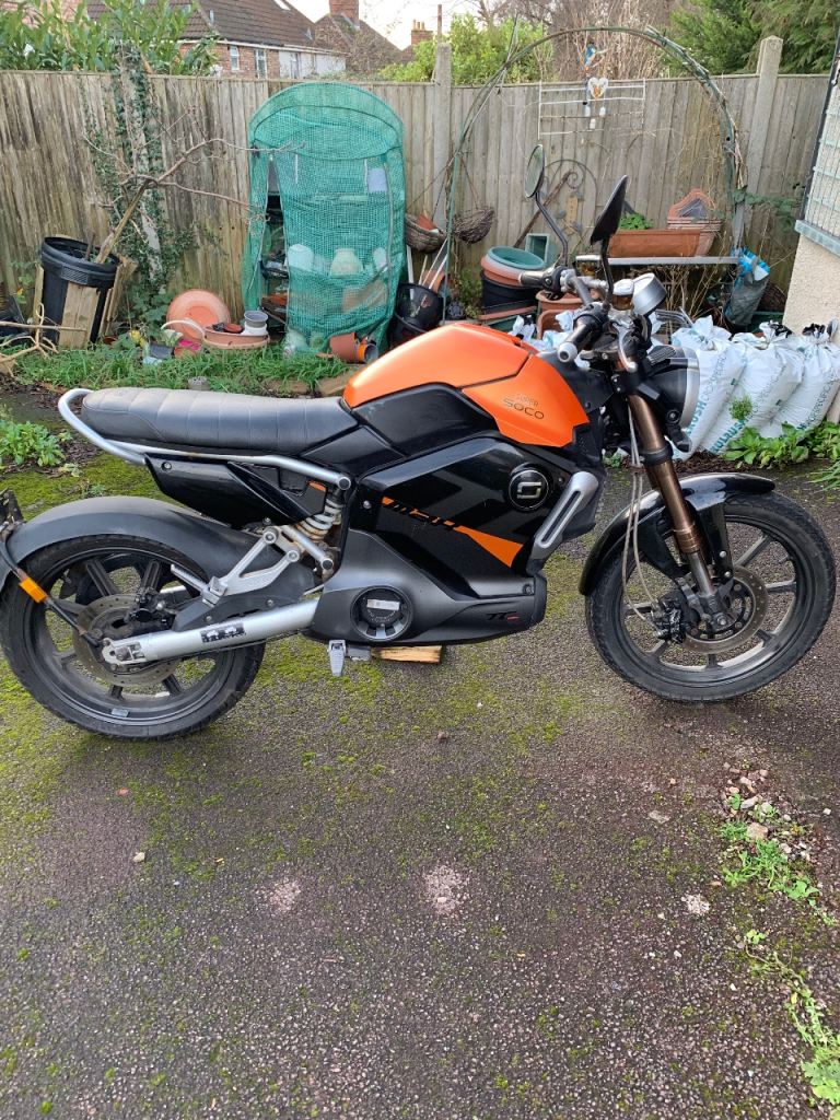 V moto electric bike tc max super soco 2022 model 