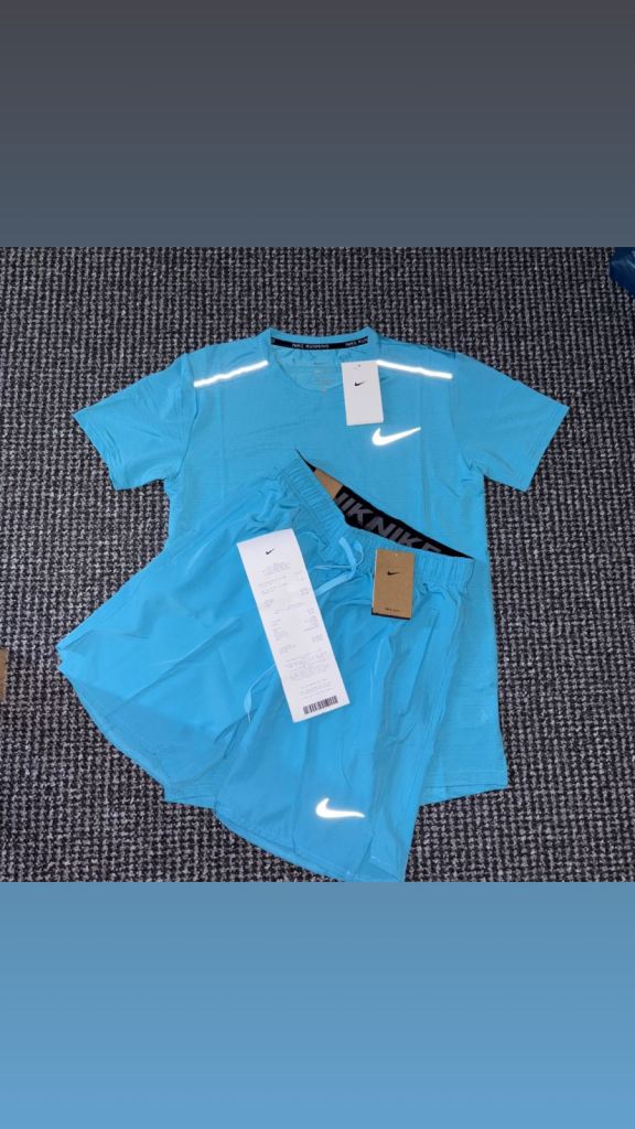 New Nike Dri-FIT Running Set (M) - Top & Shorts