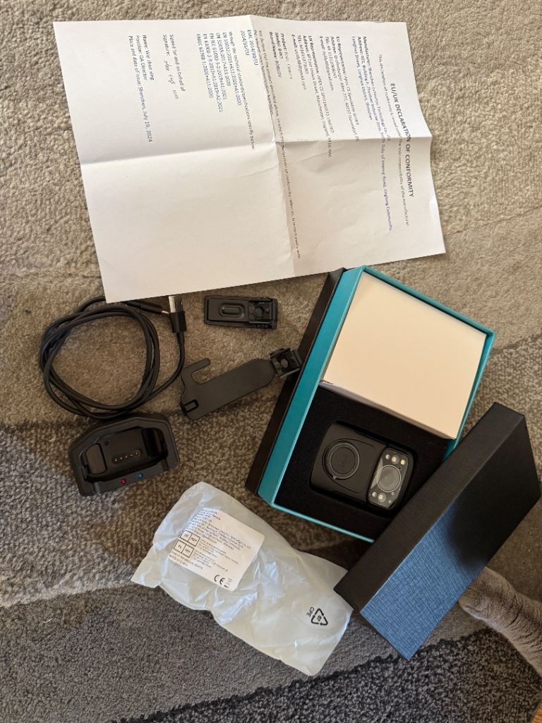 BOBLOV B4K5 256GB 4K Body Cam NEW