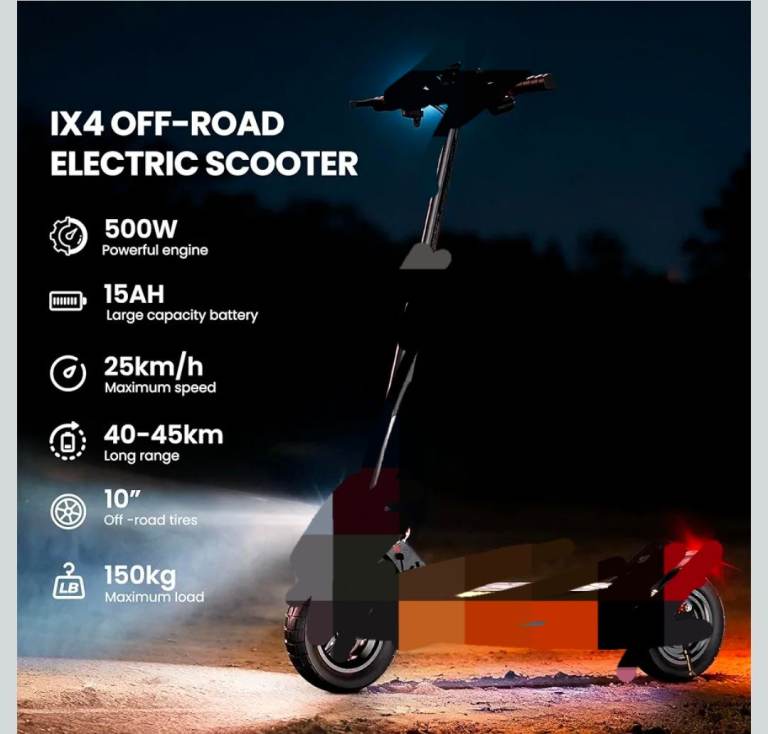 iScooter IX4 off road scooter