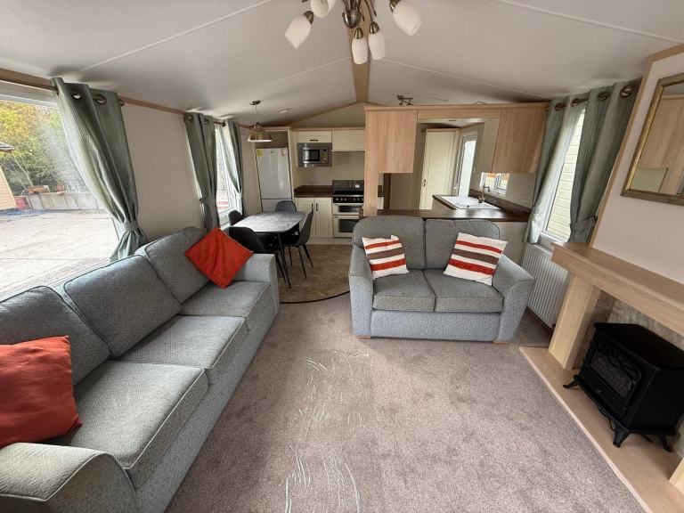 2 Bed Static Caravan - DG, CH, Patio Doors - Offsite Sale / Own Land / Farms