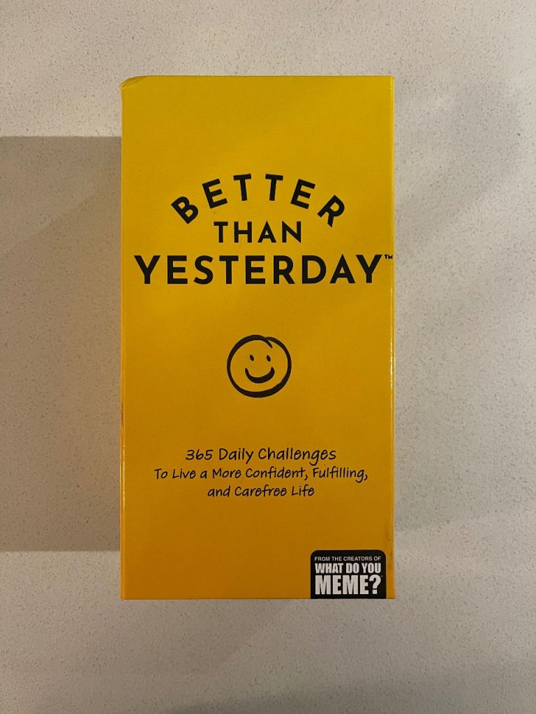 Better than Yesterday Daily Challenge Card Game