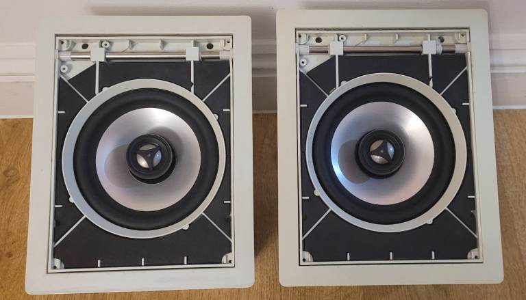 QPD 2006 Ceiling 6.5 in Motorized Speakers (Pair) With Manual & Central Control