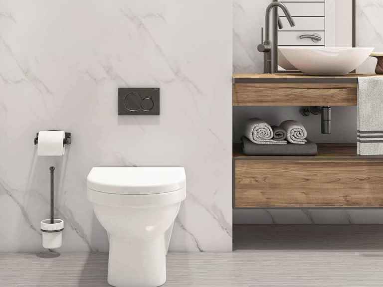 £7 panel Carrera Marble 250mm Wetwall panels wet wall OUTLET Bathrooms Sheds Garages 