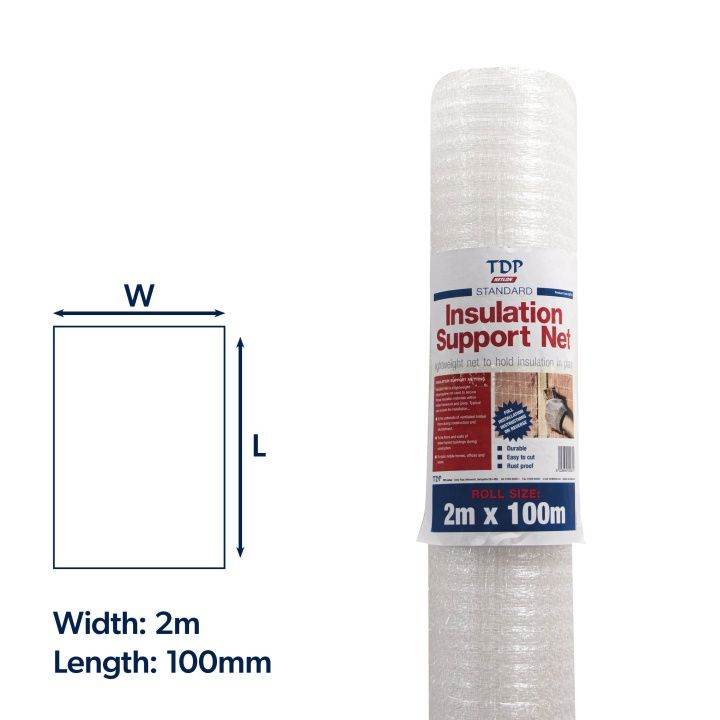 Insulation Bird Deterrent Netting Roll 2m x 100m White BRAND NEW UNUSED