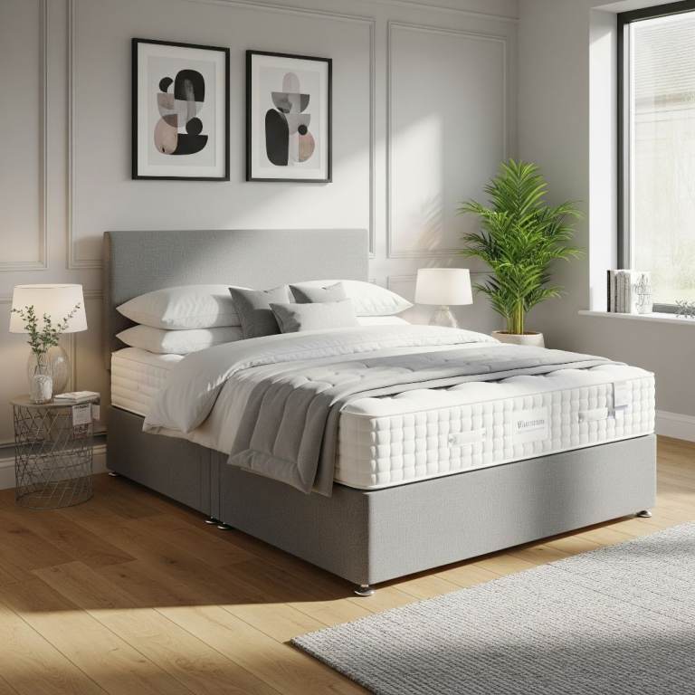 Xmas sales offer luxury divan bed all sizes available with storage drawers and mattress