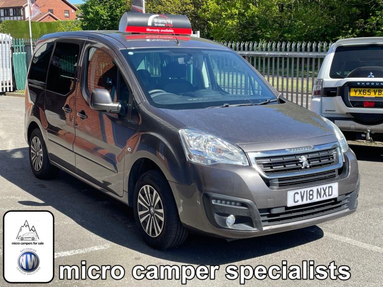 2018 Peugeot Partner Tepee 1.2 PureTech 110 Active 5dr MICRO CAMPER MPV Petrol Manual