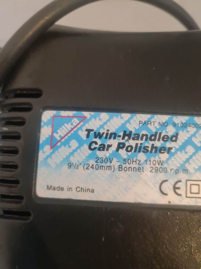 Electric car polishing mop 