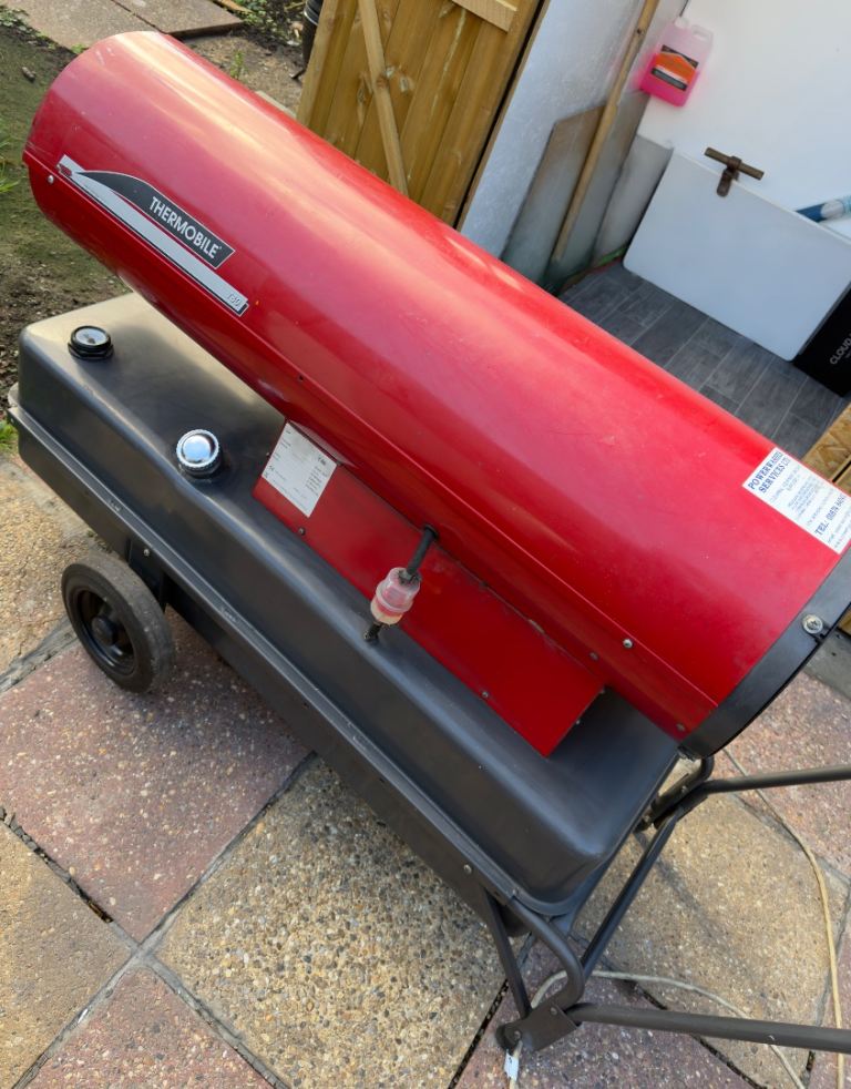 THERMOBILE Industrial Heater - Red, Good Condition