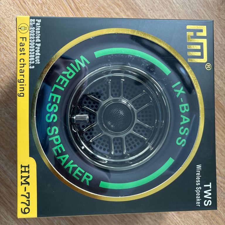 Mini Tyre Rechargeable RGB LED Colour Changing Novelty Bluetooth Speaker