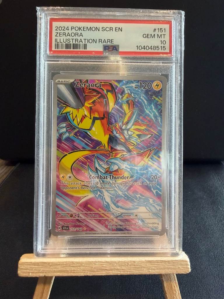 PSA 10 GEM MT Zeraora Pokemon Card #151 Illustration Rare