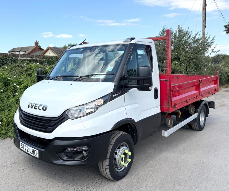 2023 IVECO DAILY 72-180 TARMAC DOUBLE DROPSIDE TIPPER 7.2TON A/C 3 SEATS EURO-6