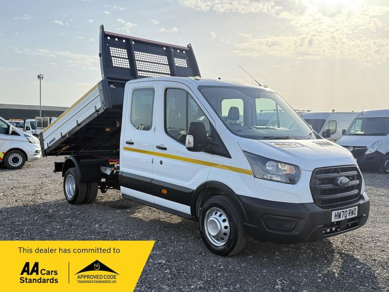 2020 Ford Transit 2.0 350 EcoBlue Leader Tipper Double Cab 4dr Diesel Manual RWD L3 Euro 6 (s Tip...