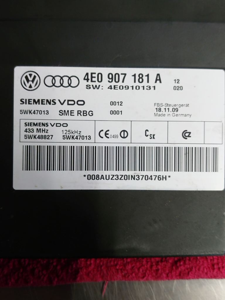 Audi a8 d3 2010 kessy module WANTED 