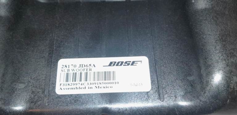 BOSE IN CAR SUBWOOFER 