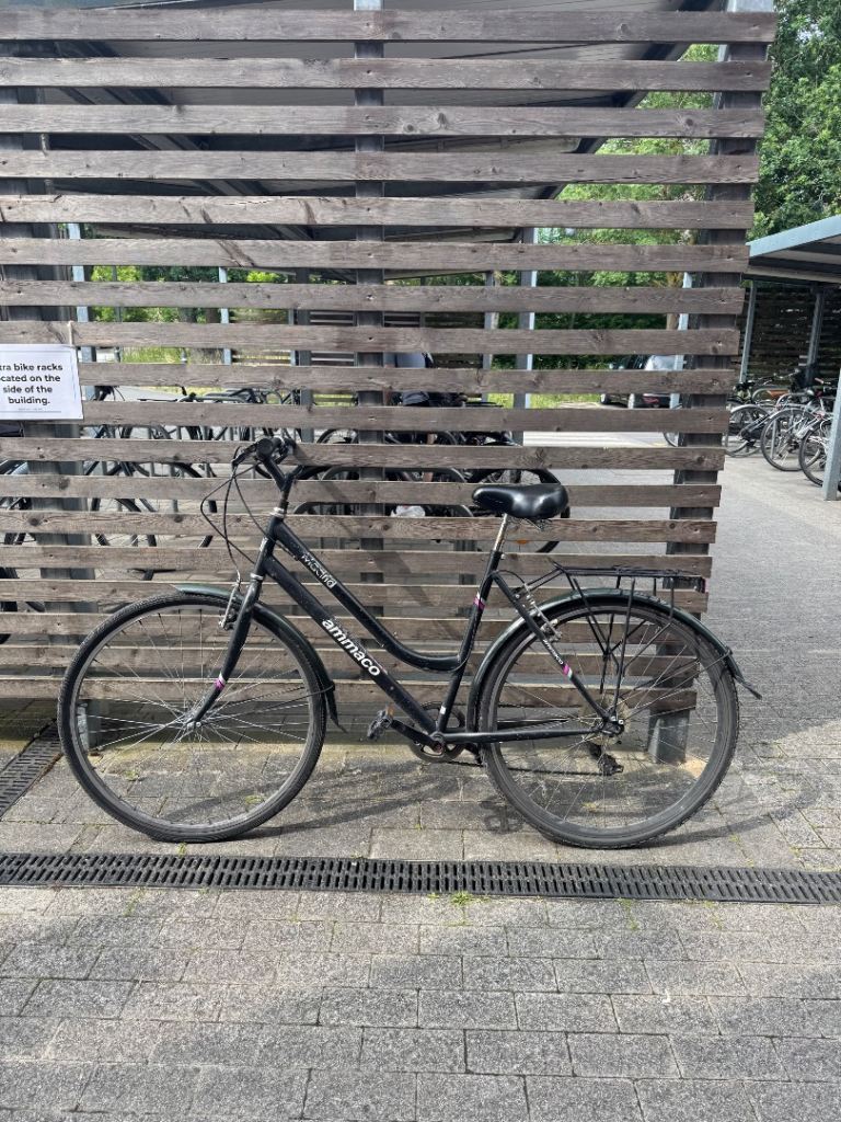 Ammaco City Bike + Full Care Paket (Lock, Lights, Helmet, Batteries, Extra Inner Tube)