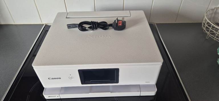Canon PIXMA TS8751 Wireless All-in-One Colour Inkjet Printer - White (Great Condition)