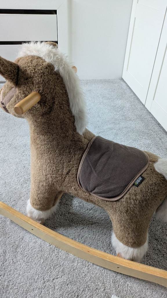 Mamas & Papas Rocking Horse – Brown, Good Condition