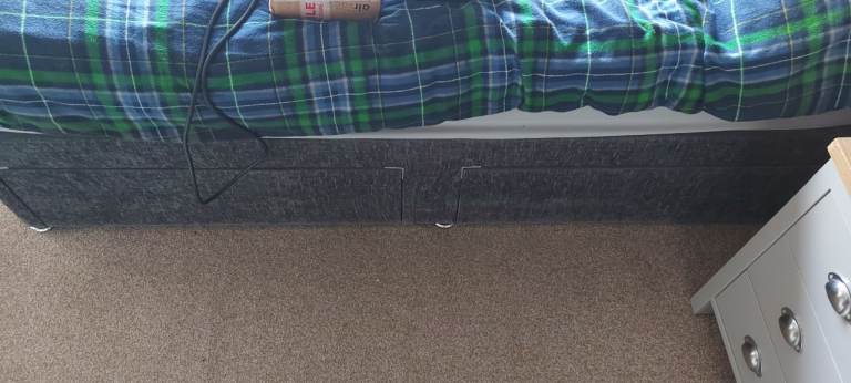 image for Single double drawer divan base