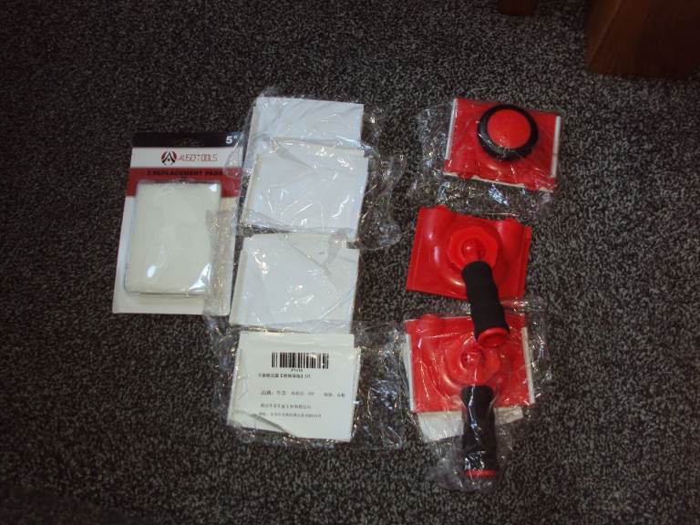 3 paint pad applicators + 12 pads