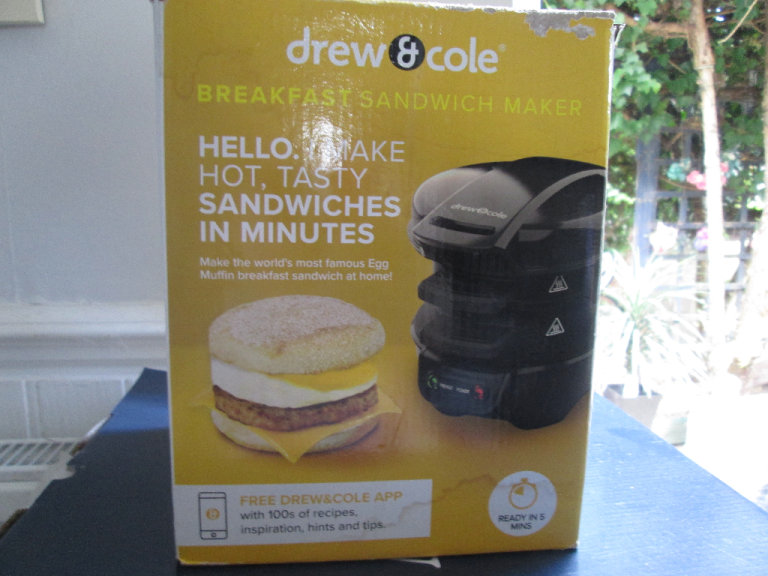 New. Drew &Cole, Hot sandwich maker. 