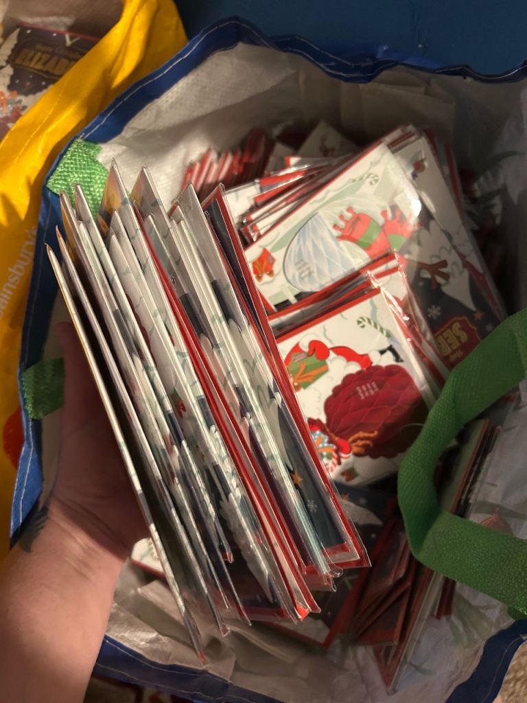 Huge amount of new named Christmas cards 
