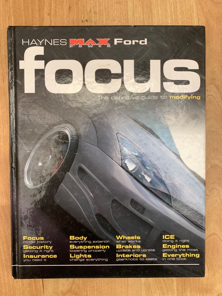 Haynes Ford Focus mk 1 modify book 