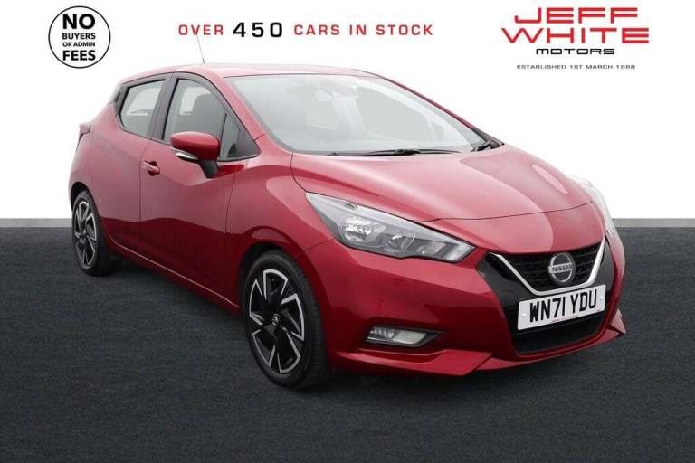 2021 Nissan Micra 1.0 IG-T Acenta 5dr XTRON (AIRCON, CRUISE, BLUETOOTH) Hatchback Petrol Automatic
