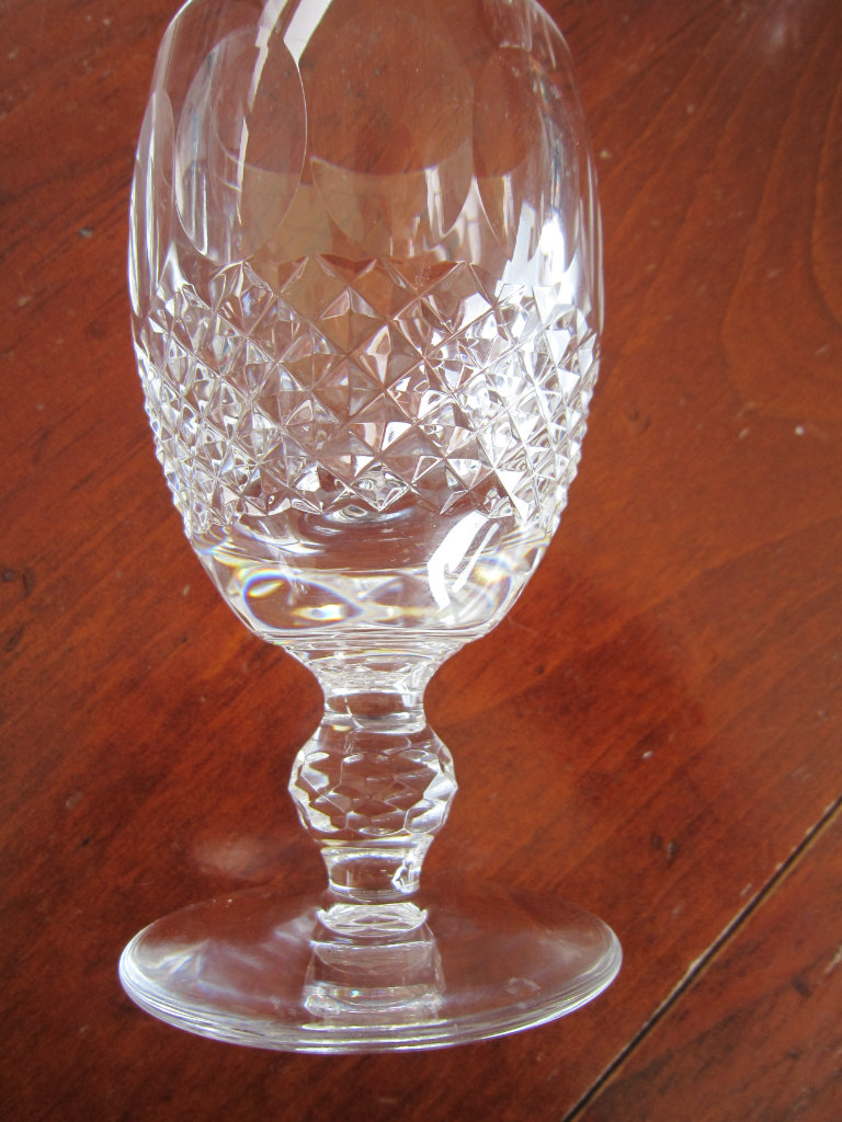 Waterford Crystal Claret glasses, Coleen design, new