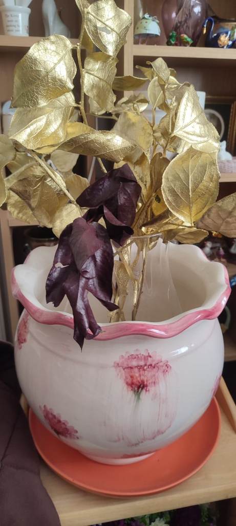 New large ceramic flower pot, 26 cm x 26 cm
