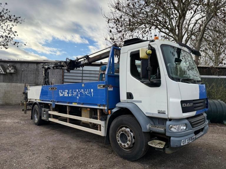 2013 DAF LF 55.220 DROPSIDE 18T WITH ATLAS 104.3E CRANE