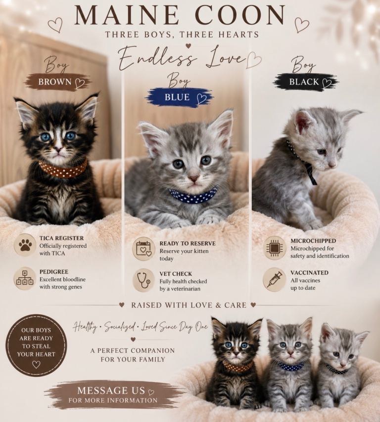 Maine coon kittens available 🤎