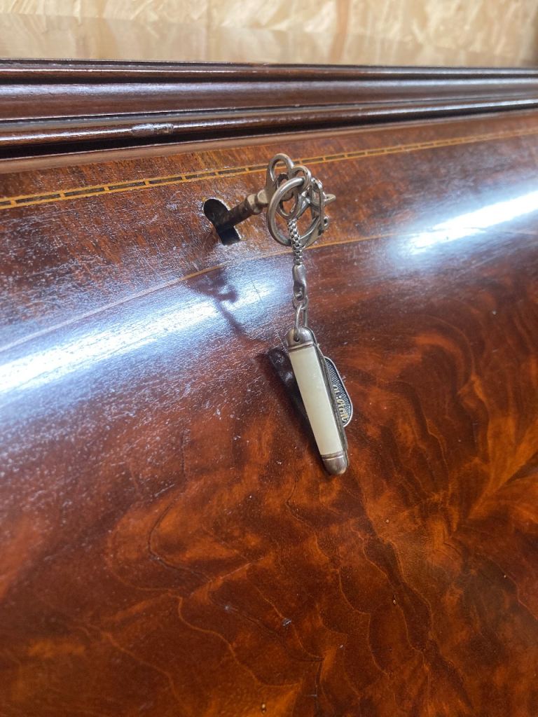 Delivery can be arranged  Georgian period mahogany writing bureau