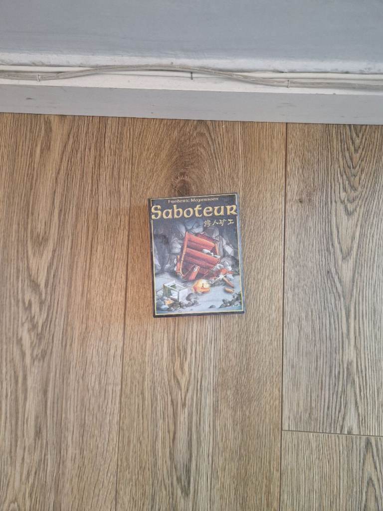 Saboteur card game, boardgame