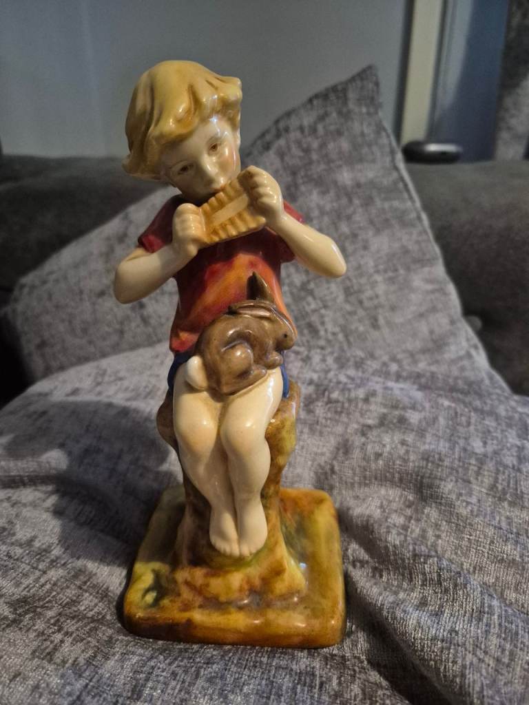Peter pan porcelain ornament 
