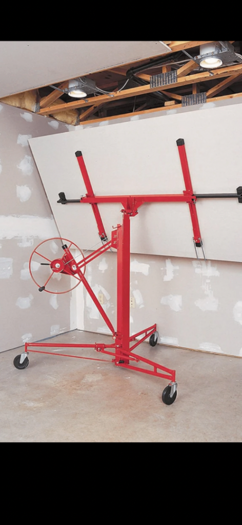 Plasterboard lift 