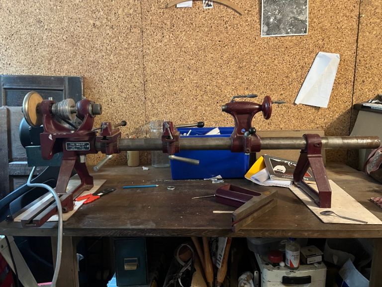 Coronet Major Wood Lathe + accessories 