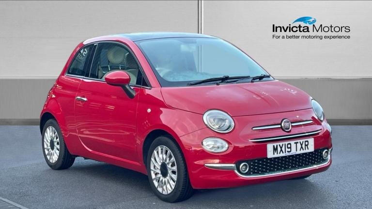 2019 Fiat 500 1.2 Lounge 3dr (Cruise Control/Speed Limiter)(Rear Petrol