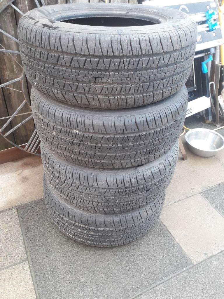 set of 4 bf goodrich touring tyres