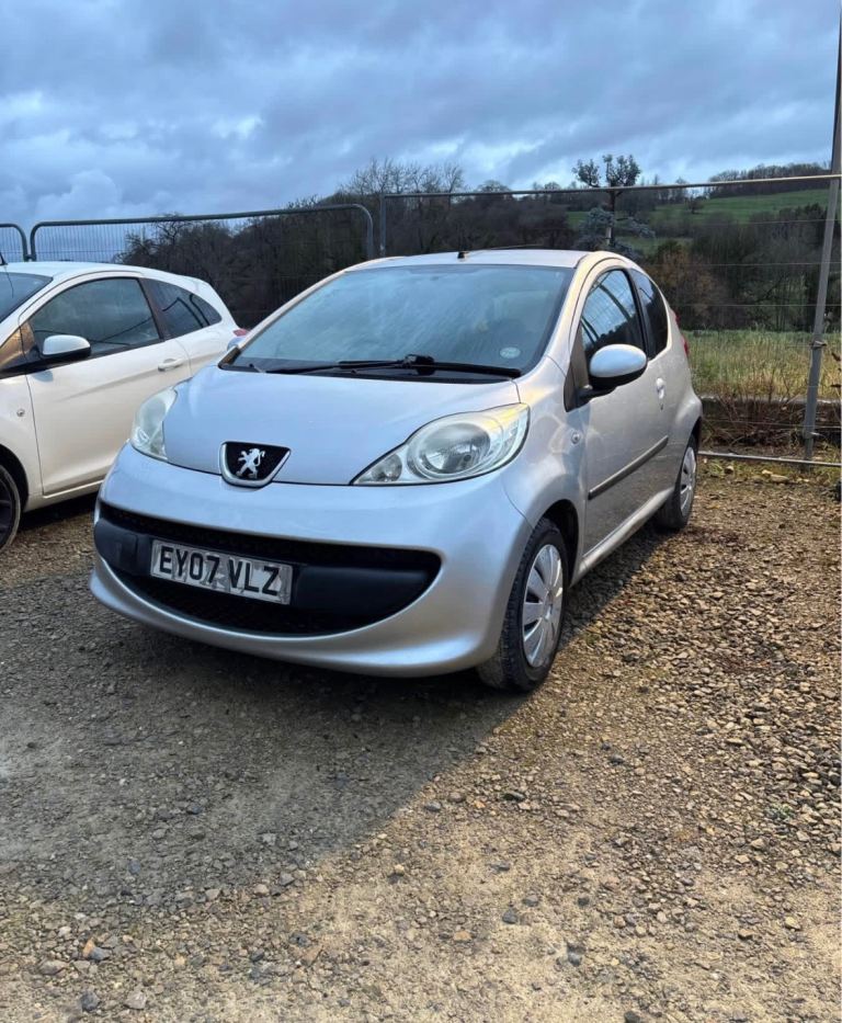 Peugeot 107 1.0 Petrol – 2007 – Silver – Manual – Long MOT
