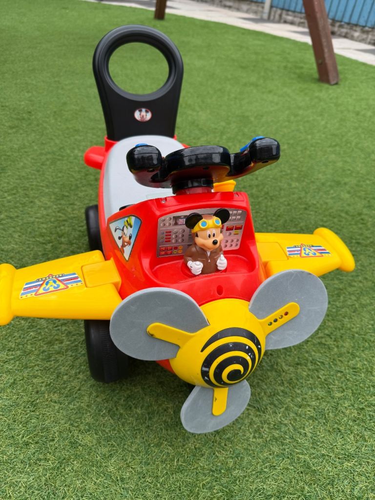 Disney Light & Sound Mickey Mouse Plane Activity Ride-On Toy 