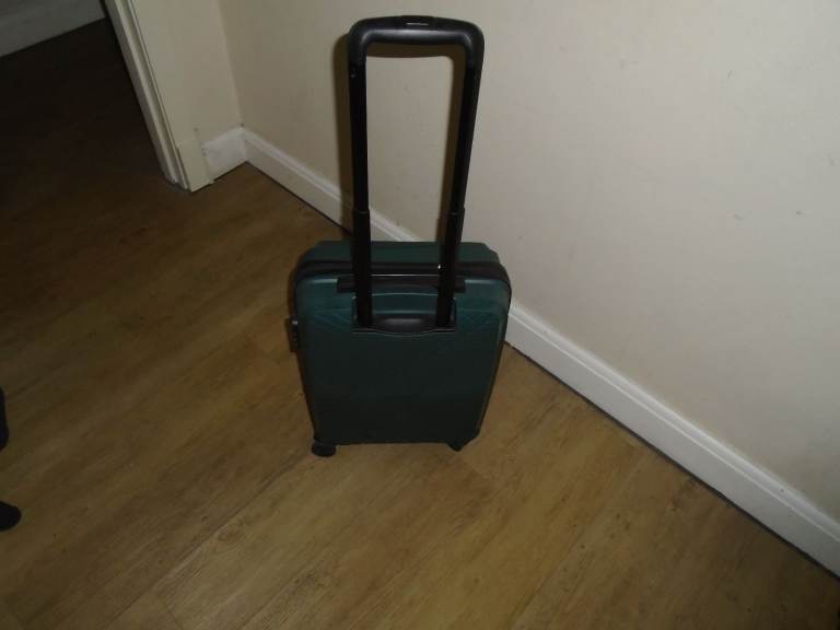 image for RACING GREEN SUITCASE / WITH LOCK /